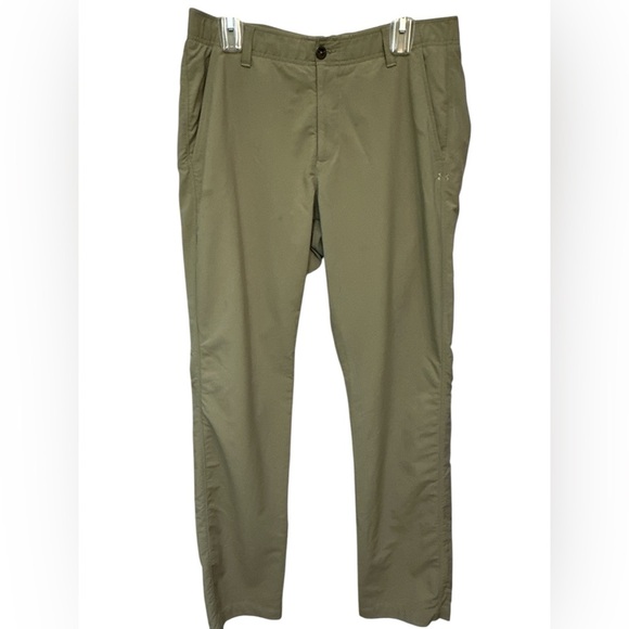 Under Armour Tan Nylon Activewear Pants - Picture 1 of 6
